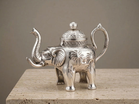 The Silver Elephant Kettle Set