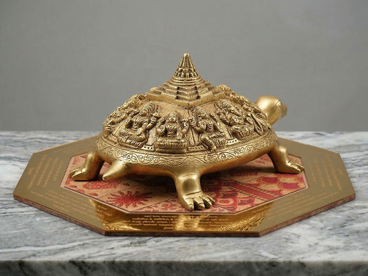 The Brass Tortoise Sculpture