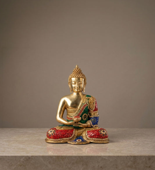 The Brass Buddha Sculpture