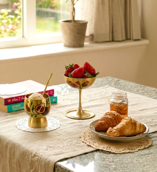 The Pomegranate Ice Cream Bowl Set